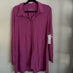 Soft Surroundings Vibrant Pink Top XL